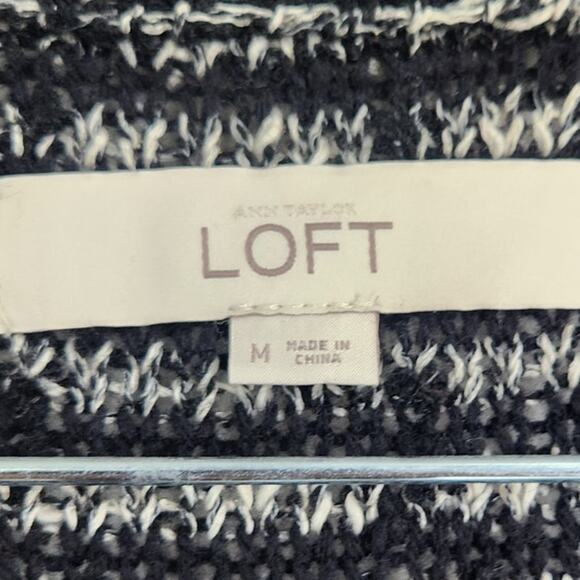 Loft Knit Open Front Cardigan Sweater Womens Size Medium M - Picture 3 of 3